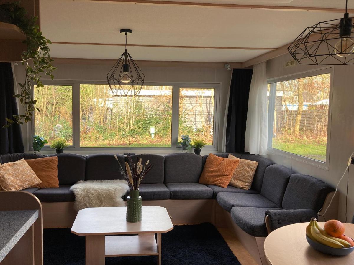 Villa Chalet 'T Rijsterbos Op Camping Met Zwembad! Exterior foto